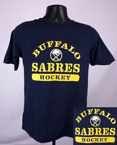 Buffalo Sabres Shirt Boys Large (12 - 14) Blue Graphic Shirt New - Picture 1 of 4