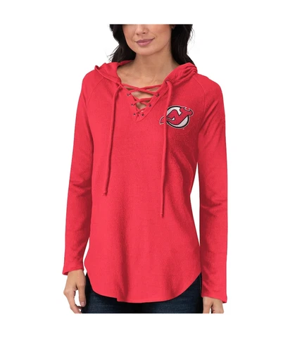 Touch Womens New Jersey Devils Hoodie Sweatshirt, Red, XX-Large Cover