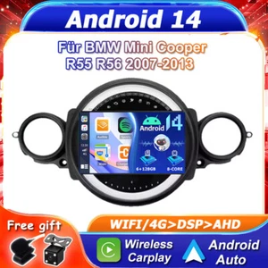 Android 14 Für BMW Mini Cooper R55 R56 2007-13 Autoradio Car Play GPS Navi WIFI - Bild 1 von 18