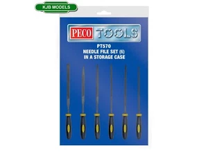 Peco PT570 Nadelfeilen-Set (Box 6) - im Aufbewahrungskoffer - Bild 1 von 2