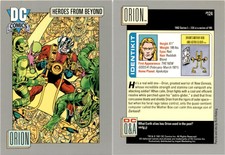 1991 DC Comics Trading Card 124 ORION