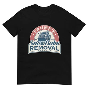 Trump's Snowflake Removal Service Funny Trump 2024 T-Shirt - Picture 1 of 19