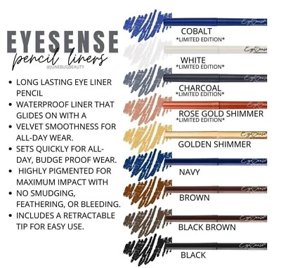 SeneGence EyeSense Long-Lasting Eye Liner Pencil Authentic New & Sealed - Image 1 of 4