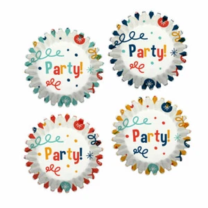 Birkmann Mini-Papierbackförmchen 100 St Muffinbackform Muffinform Happy Birthday - Bild 1 von 1