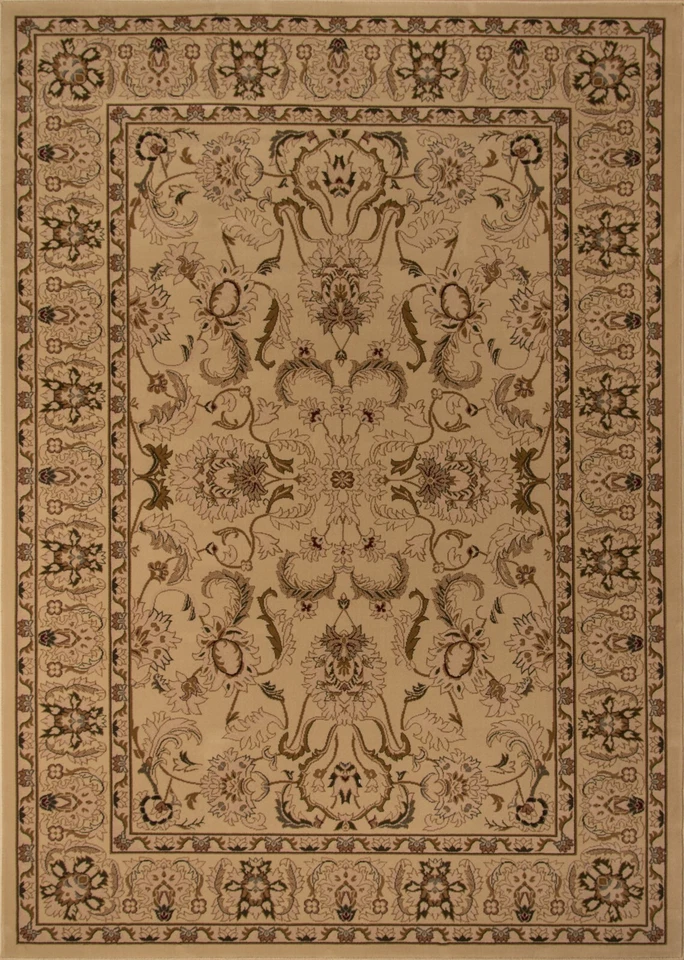 Momeni Royal Polypropylene With Latex Backing Ivory Area Rug 3'3" X 5' - Image 1 of 4