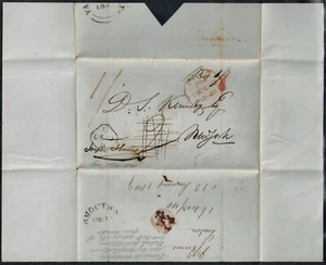 Great Britain 1848 Cover from Joseph Humes to D.S. Kennedy EXCEPTIONAL - Picture 1 of 3