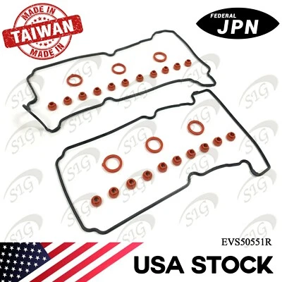 Juego de juntas de cubierta de válvula de motor para Mazda Tribute 2001-2004 3,0 L V6 2968cc 181cid Foto 1 de 4