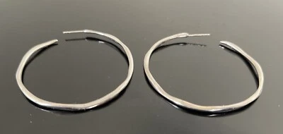 IPPOLITA Sterling Silver Large 2” Hoop 2mm Thick Earrings - Image 1 of 4