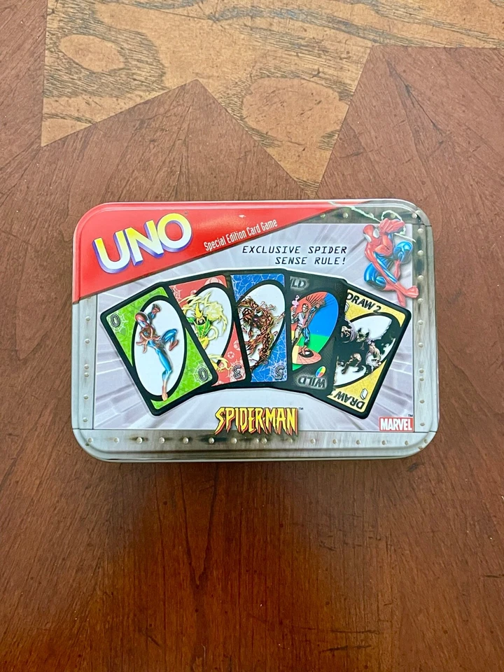 Vintage 2002 Sababa Toys Marvel Spider-Man Special Edition Uno Card Game - Image 1 of 4