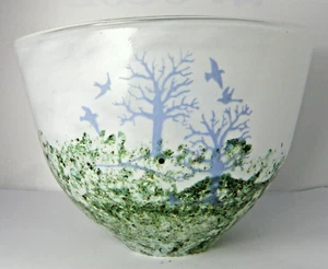 KOSTA BODA Glass Bowl/Vase  Signed KJELL ENGMAN  'October' Series'  No.58262 - Picture 1 of 14