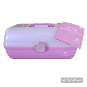 Ulta Beauty Box Caboodles Edition Pink Glitter Handle w/Mirror NICE - Picture 1 of 4