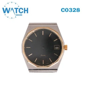 Estuche de reloj vintage hecho en Suiza, acero inoxidable, resistente al agua #C0328# - Imagen 1 de 7