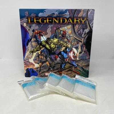 LEGENDARY Marvel Deck Building Game w/ Sleeves COMPLETE - Image 1 of 4