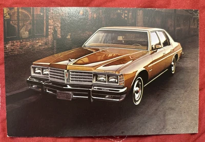 Vintage 1979 Pontiac Catalina dealership postcard St. Johns Michigan - Image 1 of 4