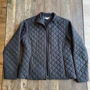 Cutter & Buck Black Quilted Puffer Women’s Size Large full zip jacket - Picture 1 of 4