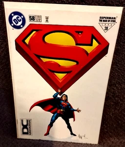 SUPERMAN : MAN OF STEEL #58 NM 1996 DC Comics - DC Universe Logo Variant - Picture 1 of 1