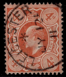 GB EDVII SG241 SPEC M25(3), 4d naranja-rojo, BIEN USADO. Gato 18€. CDS - Imagen 1 de 1
