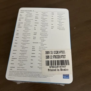 Reading Vocabulary Cards Reading Picture K Kindergarten Early Education Pearson - Picture 1 of 12