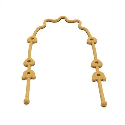 Cadena chupete bebé con correas de seguridad soporte de silicona cochecito y trona acce Foto 1 de 4