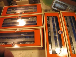 Lionel Lines 6-242730, 740,750,760, 770 Aluminum Passenger set with boxes - Picture 1 of 17