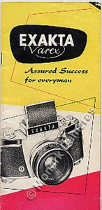60s Ihagee Exakta Varex Camera & Lens System Sales Brochure More Leaflets Listed - Picture 1 of 1