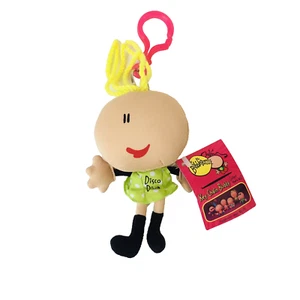 Vintage 2000 BubbleGum Key Chain Budddy " Disco Diva " 4.5" Plush New E1-173 - Picture 1 of 5