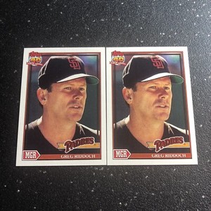 Greg Riddoch 1991 Topps Baseball #109 MLB San Diego Padres Manager