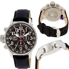Invicta Men's 1512 I-Force Quartz Chronograph Black Dial Watch Black Elegant New