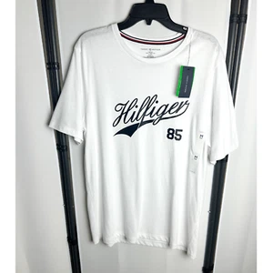 Tommy Hilfiger Men's Pajama Top Sleep Shirt Graphic Logo Sleepwear Pjs Medium - Picture 1 of 6