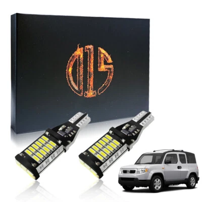 Белые светодиодные обратные резервные лампы 921 W16W для Honda Element 2003-2011 годов выпуска - Изображение 1 из 4