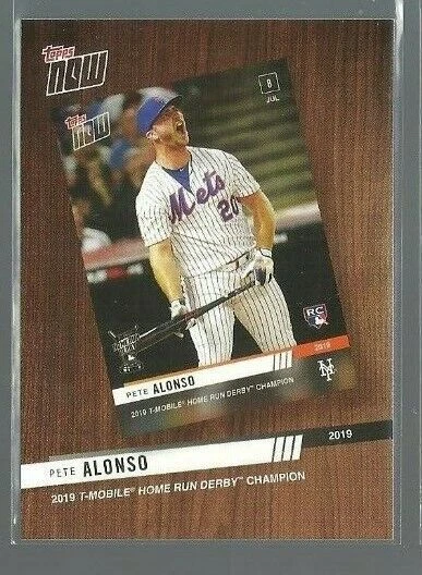 2020 Topps '19 Topps Now Review #TNR6 Pete Alonso (ref 86956) - Image 1 of 1