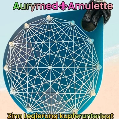 FIRMA AURYMED R.BOE-ERF Anhänger Lakhovsky Glücksbringer Tesla Amulette Mystik MWO Radionik Frequenz 432