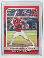 2023 Dylan Crews Minor League Rookie Card Fredericksburg Nationals Washington