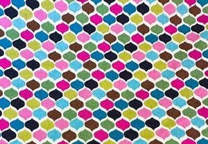 Tela de edredón Brother Sister Design Studio escala de peces arco iris tono joya 3/4 yardas - Imagen 1 de 4