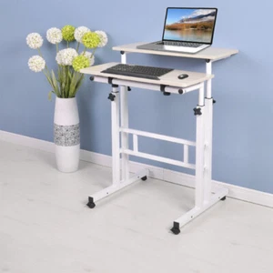 Height  Standing Desk Monitor Riser Tabletop Stand Workstation 60cm - Picture 1 of 14