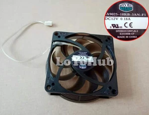 CoolerMaster A9025-18RB-3AN-F1 DF0902512RFLN-2 cooling fan 3-Pin 92mm Rifle - Picture 1 of 5