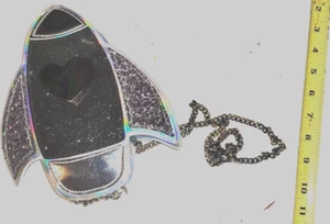 Place Glitter Rocket Ship Purse - Picture 1 of 2