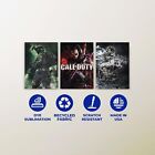 Call of Duty 12""x16"" 3er Set Wand Leinwand Poster Kunstdekor gerahmte Leinwand