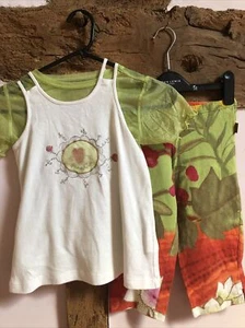 PAMPOLINA 3 piece outfit top with capri🌈 - Picture 1 of 9