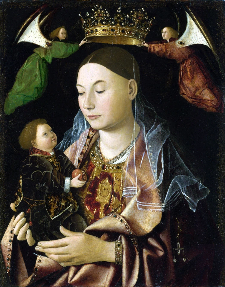 ANTONELLO DA MESSINA MADONNA SALTING RENAISSANCE GICLEE 印花精美帆布 — 第 1/1 张图片