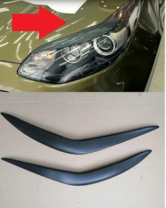 For KIA Sportag Eyebrows Eyelids Headlight Covers Eyelash 2017-2021 ABS Plastic - Picture 1 of 6