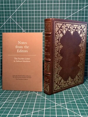 Franklin Library: The Scarlet Letter Nathaniel Hawthorne & Editor’s Notes ~Mint Foto 1 de 4
