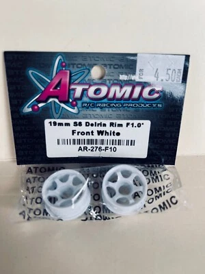 Atomic Mini Z 19mm S6 Delrin Rim F 1.0 Front White AR-276-F10 - Image 1 of 2