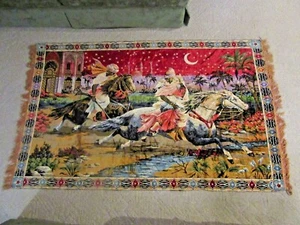 Large Tapestry - Approx 50" x 80" - Arabian Nights - Abducting the Bride - Picture 1 of 8