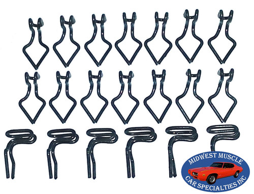 Interior Door Panel Spring Retainer Clips Fits Chrysler Plymouth Dodge ...