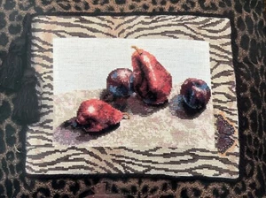 Ciruelas y Peras Punto de Cruz Patrón The Still Life Collection 1997 EXCELENTE - Imagen 1 de 3