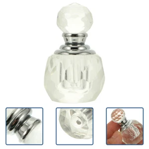Perfume Sample Vials Cosmetic Liquid Containers Faceted Crystal Bottle - Picture 1 of 12