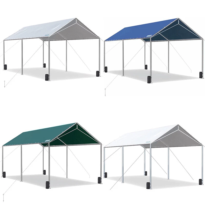 Quictent Outdoor Heavy Duty 10'x20' Carport Car Shelter Boat Cover Canopy Garage - Image 1 of 1