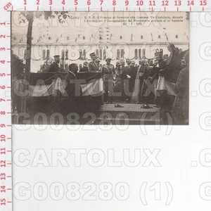 G8280 MILITARE 67 FANTERIA COMO SAVOIA VISITA INAUGURAZIONE MONUMENTO 1924 - Picture 1 of 2