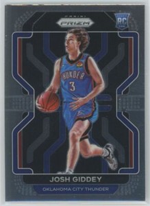 2021-22 Panini Prizm Josh Giddey Rookie Oklahoma City Thunder #301